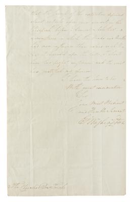 Lot #1 George Washington Letter Signed on Benedict Arnold's Corps