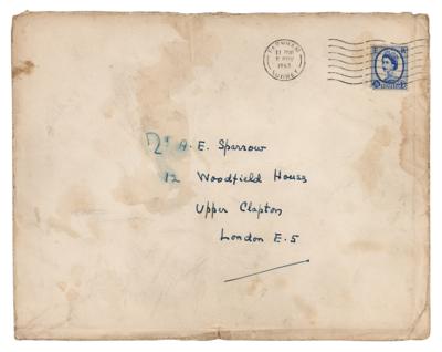 Lot #283 Montgomery of Alamein Signed Christmas Card - Image 3