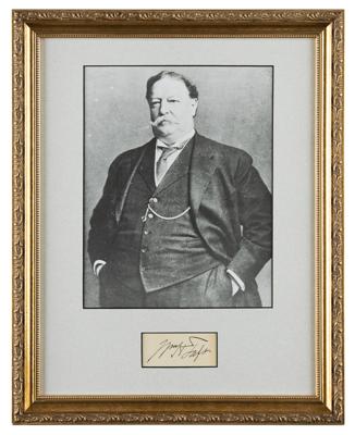 Lot #99 William H. Taft Signature