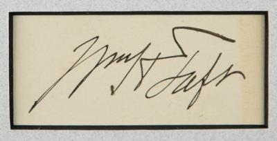 Lot #99 William H. Taft Signature - Image 2