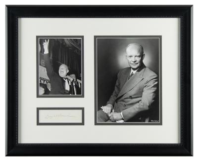 Lot #59 Dwight D. Eisenhower Signature