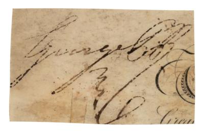 Lot #203 King George IV Signature