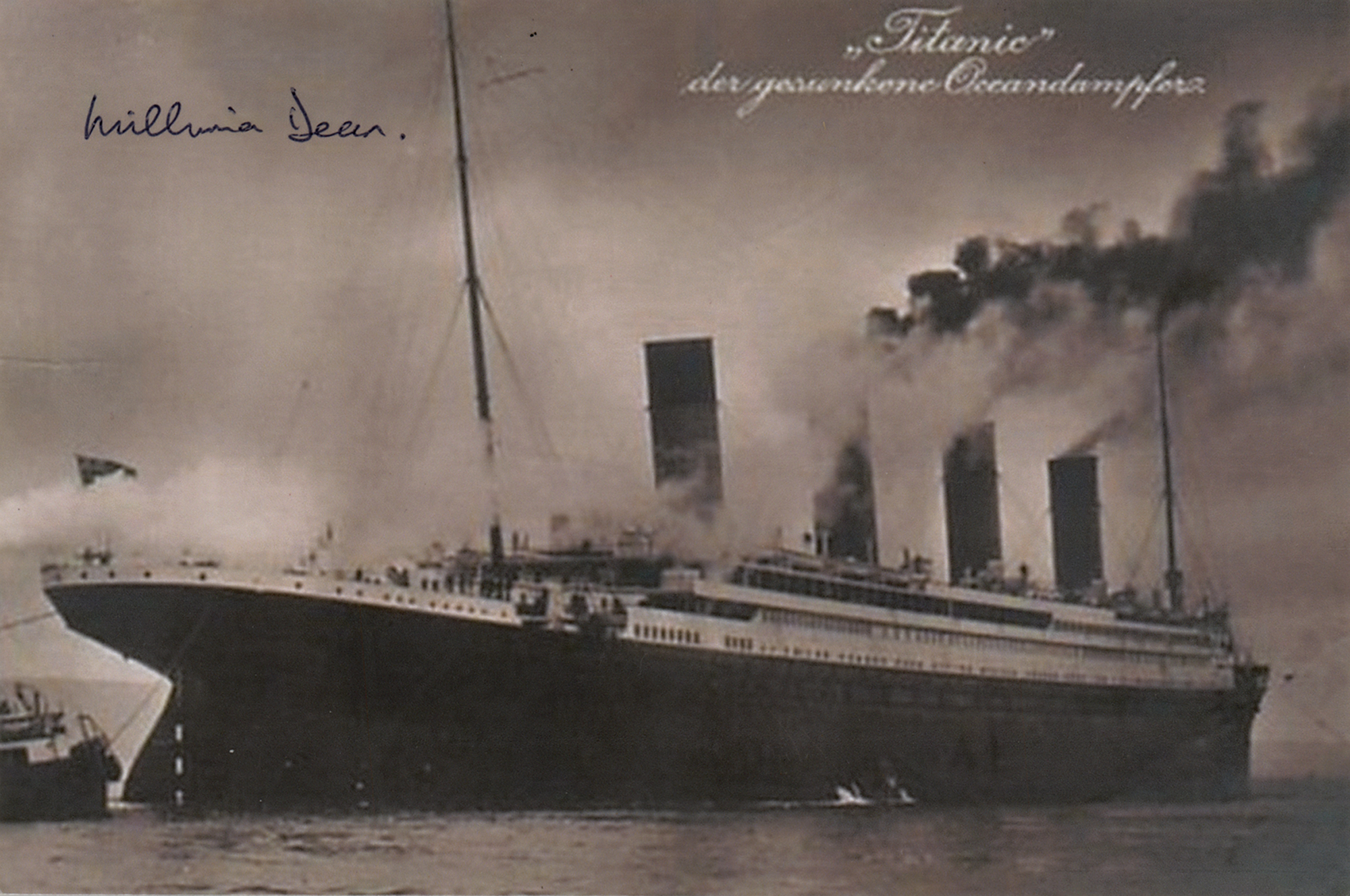 Lot #248 Titanic: Millvina Dean Signed Photograph