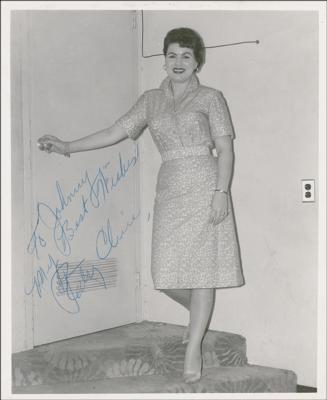 Lot #569 Patsy Cline Signed Photograph