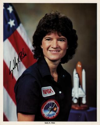 Lot #353 Sally Ride Signed Photograph