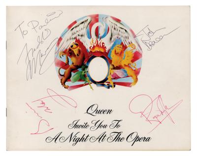 Lot #583 Queen Signed Program: 'A Night at the Opera'