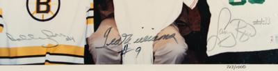 Lot #920 Boston Legends: Bird, Orr, and Williams Signed Photo Print - Image 3