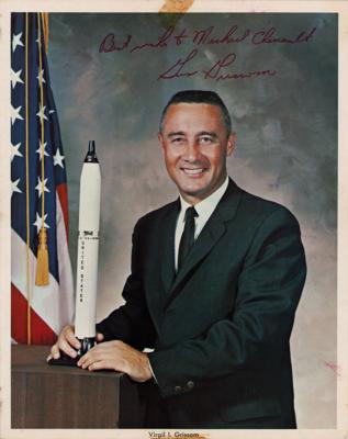 Lot #311 Gus Grissom Signed Photograph