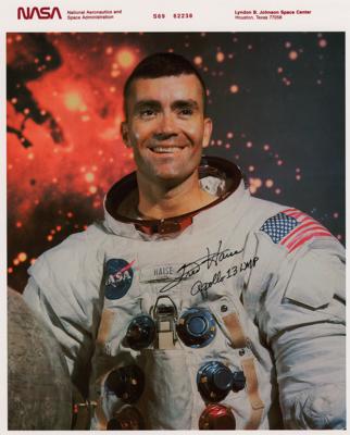 Lot #344 Fred Haise Signed Photograph - Image 1