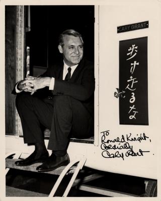 Lot #740 Cary Grant Signed Photograph