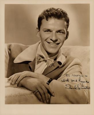 Lot #762 Frank Sinatra Signed Photograph