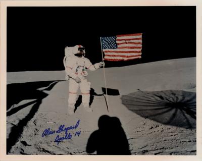 Lot #355 Alan Shepard Signed Photograph