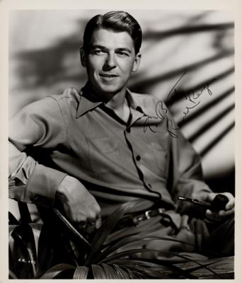 Lot #95 Ronald Reagan Signed Photograph