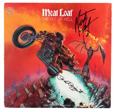 Lot #712 Meat Loaf and Phil Rizzuto Signed Album - Image 1