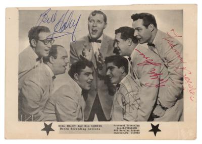 Lot #704 Bill Haley and the Comets Signed Photograph
