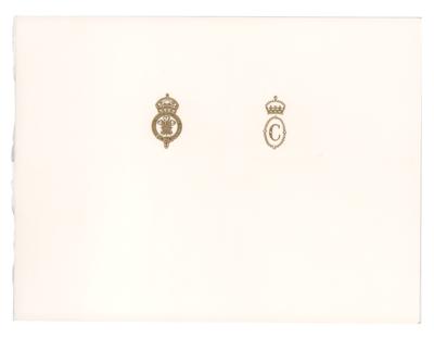 Lot #197 King Charles III and Camilla, Queen Consort Signed Xmas Card - Image 2