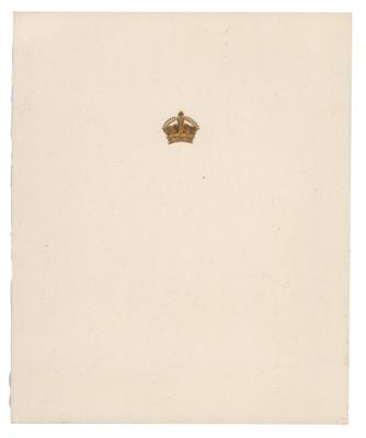 Lot #170 Elizabeth, Queen Mother Signed Christmas Card (1961) - Image 2