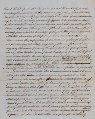 Lot #120 Brigham Young and LDS Leaders Request Asylum in NH - Image 6