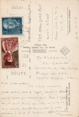 Lot #458 Truman Capote Autograph Letter Signed