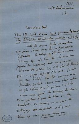 Lot #427 Gustave Flaubert Autograph Letter Signed