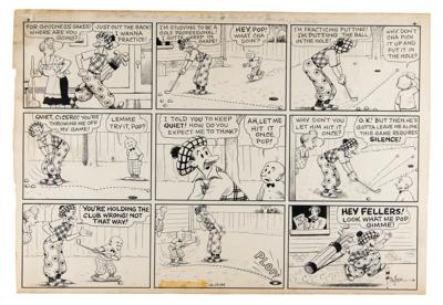 Lot #404 Bud Fisher and Al Smith (9) Mutt and Jeff Comic Strips - Image 9