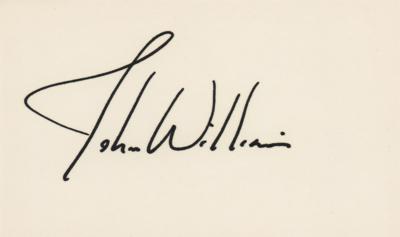 Lot #885 Star Wars: John Williams Signature