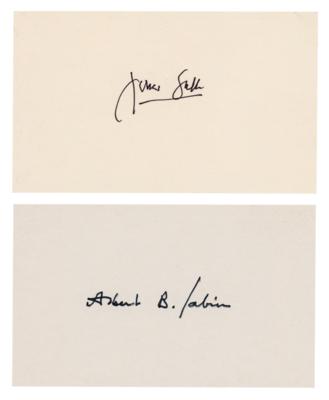 Lot #234 Jonas Salk and Albert Sabin Signatures