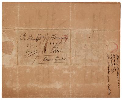 Lot #593 Pierre Baillot Letter Signed - Image 3