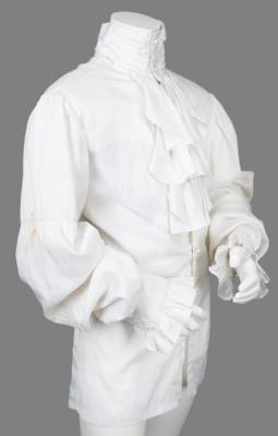 Lot #8001 Prince's Stage-Worn White Ruffled Shirt from the 12th Annual American Music Awards - Image 3