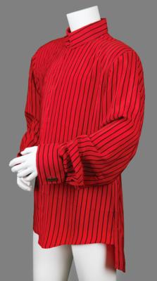 Lot #8083 Prince's Custom-Made Red Striped Shirt with "Sexy" Cufflink - Image 3