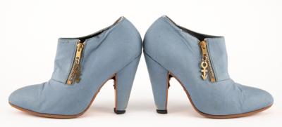Lot #8143 Prince's Stage-Worn Iconic High-Heeled Blue Boots from the Act I Tour - Image 4