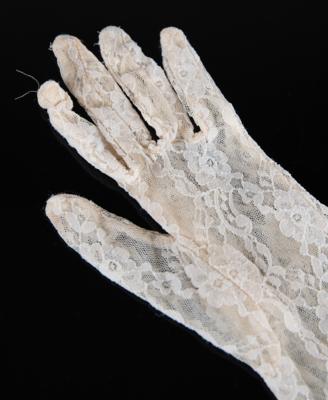 Lot #8004 Prince's Screen- and Stage-Worn 'Purple Rain' White Lace Glove - Image 4