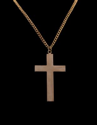 Lot #8035 Prince's Personally-Owned and -Worn Cross and Chain
