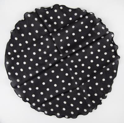 Lot #8073 Prince's Black-and-White Polka Dot Scarf - Image 2