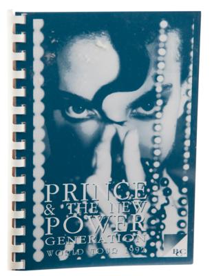 Lot #8130 Prince 1992 World Tour Book for