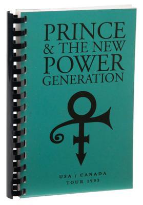 Lot #8156 Prince 1993 Act I US/Canada Tour Book