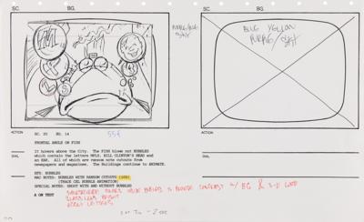 Lot #8165 Prince MPLS Animated Music Video Complete Story Board - Image 5
