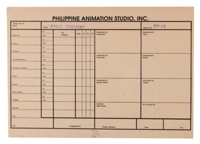 Lot #8166 Prince MPLS Animated Music Video (4) Original Faxes with Concepts - Image 6