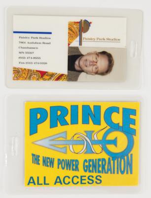 Lot #8135 Prince: Paisley Park ID Badge and Prince