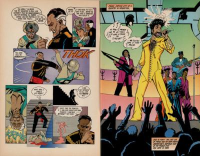 Lot #8158 Prince: Limited Edition 'Three Chains of Gold' Comic Book Signed by Steve Parke - Image 2