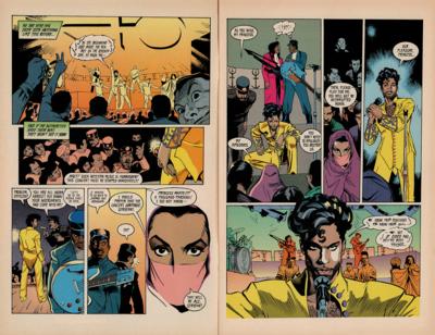 Lot #8158 Prince: Limited Edition 'Three Chains of Gold' Comic Book Signed by Steve Parke - Image 3