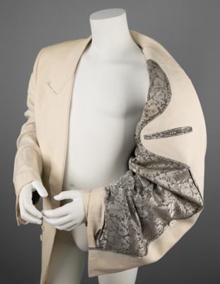 Lot #8189 Prince's Stage-Worn White Double-Breasted Silk Jacket - Image 5