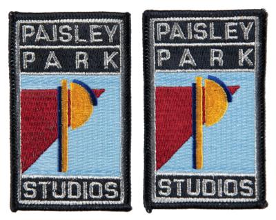 Lot #8058 Prince Paisley Park Studio (2) Prototype Patches