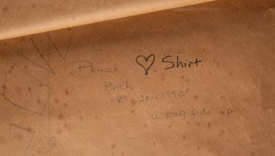 Lot #8106 Prince 'Heart Shirt' Wardrobe Pattern - Image 3