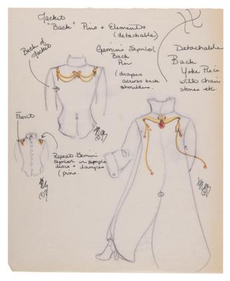 Lot #8148 Prince (5) Original Jewelry Concept Drawing Moodboards by Liz Bucheit - Image 4