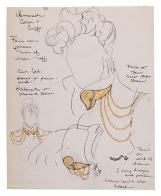 Lot #8148 Prince (5) Original Jewelry Concept Drawing Moodboards by Liz Bucheit - Image 6