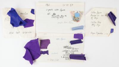 Lot #8024 Prince Collection of (350+) Dyed Fabric Samples for the Purple Rain, Parade, and Sign o' the Times Tours (1985-1987) - Image 3