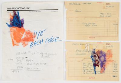 Lot #8024 Prince Collection of (350+) Dyed Fabric Samples for the Purple Rain, Parade, and Sign o' the Times Tours (1985-1987) - Image 7