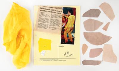 Lot #8082 Prince Collection of (400+) Dyed Outfit Fabric Samples for the 1991 MTV Video Music Awards ‘Butt Suit,’ Batman, Graffiti Bridge, and the Nude and Diamonds and Pearls Tours (1989-1992) - Image 7