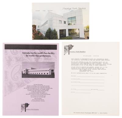 Lot #8061 Prince Paisley Park First Official Presentation Documents and Brochure